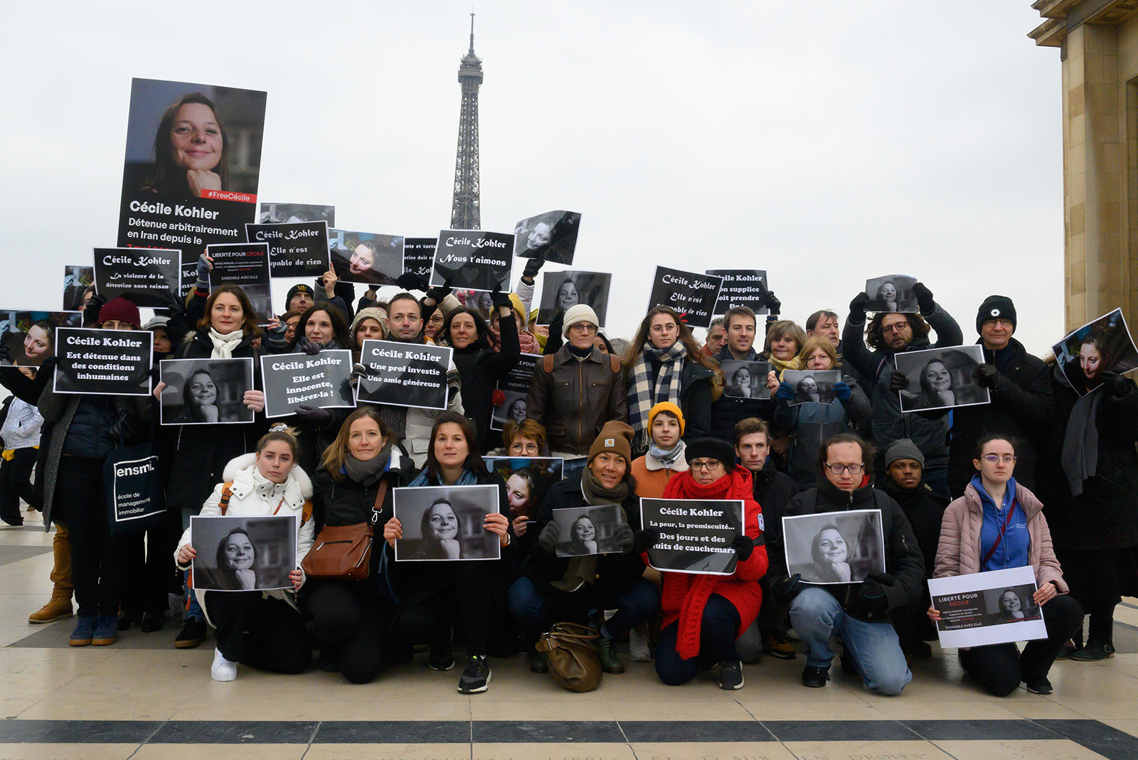 Membres du comité de soutien de Cécile Kohler