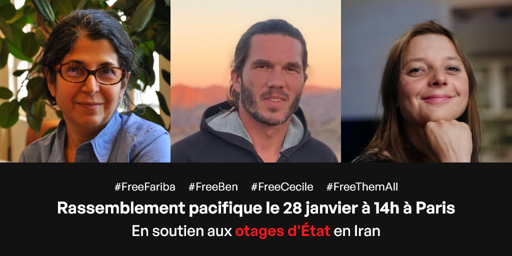 Fariba Adelkhah, Benjamin Brière et Cécile Kohler, otages d'État en Iran